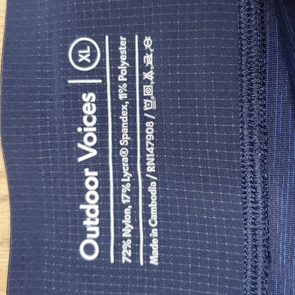 OV TechSweat Tri-Color Leggings Blue XL - Picture 13 of 13